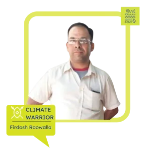 Climate Champion Firdosh Roowalla Green Thumb