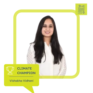 Climate Champion _ Vishakha Vidhani